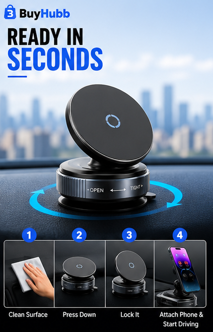Strong Grip Dashboard Phone Mount
